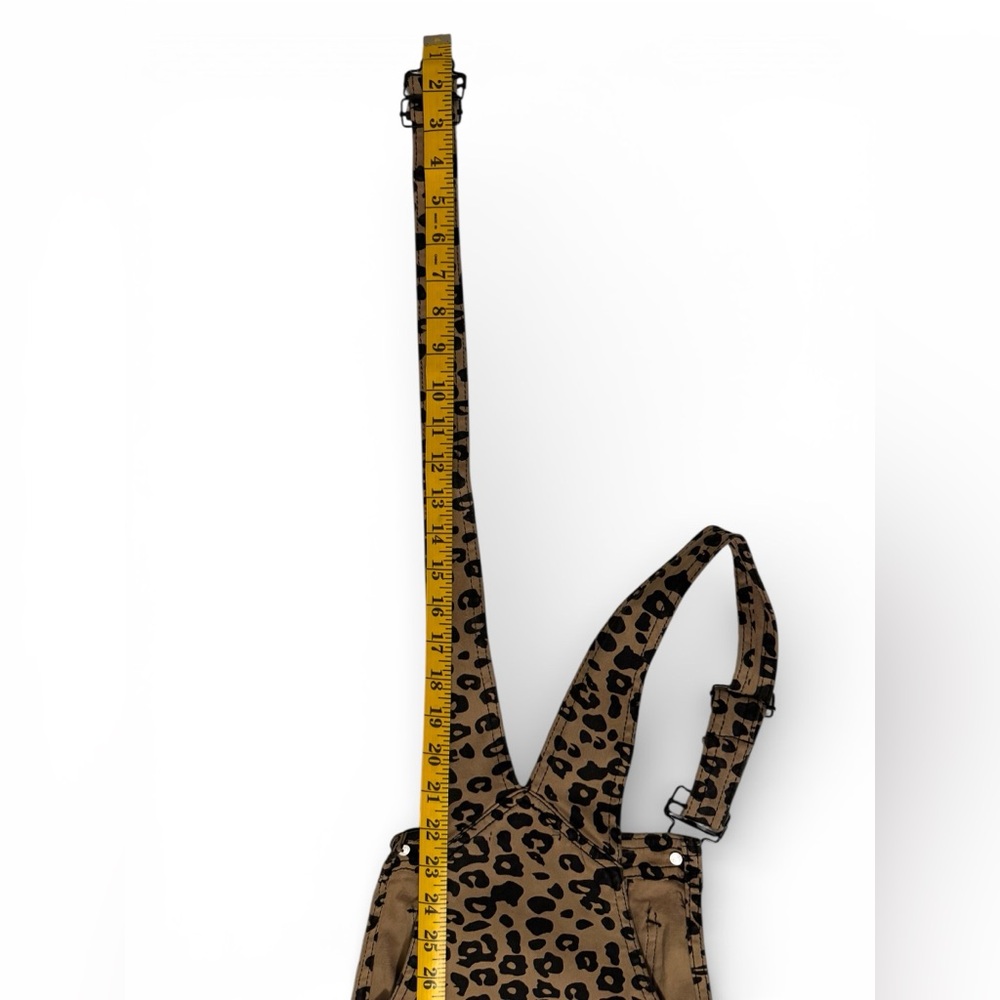 Fashion Nova Leopard Print Jumpsuit - Black and Tan - Picture 9 of 13